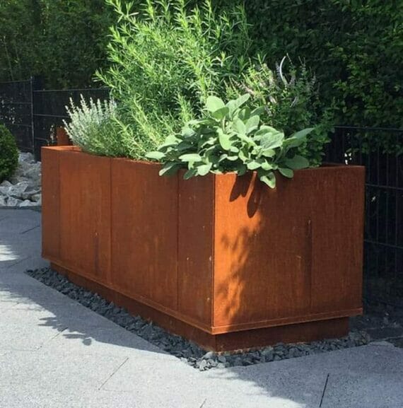 Cortenstahl im Garten Leitfaden für schönes Aussehen Dr. Garten