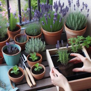 Lavendel in Balkonkästen und Kübel pflanzen