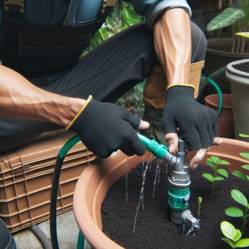 Gut gegossen, bestens gewachsen – Tröpfchenbewässerung für Kübelpflanzen installieren